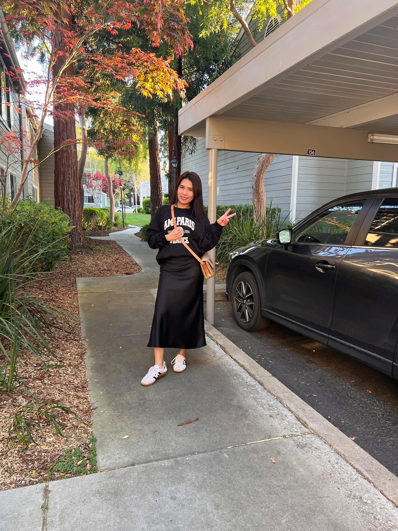 High Waist Slim Satin Fishtail Half Length Skirt