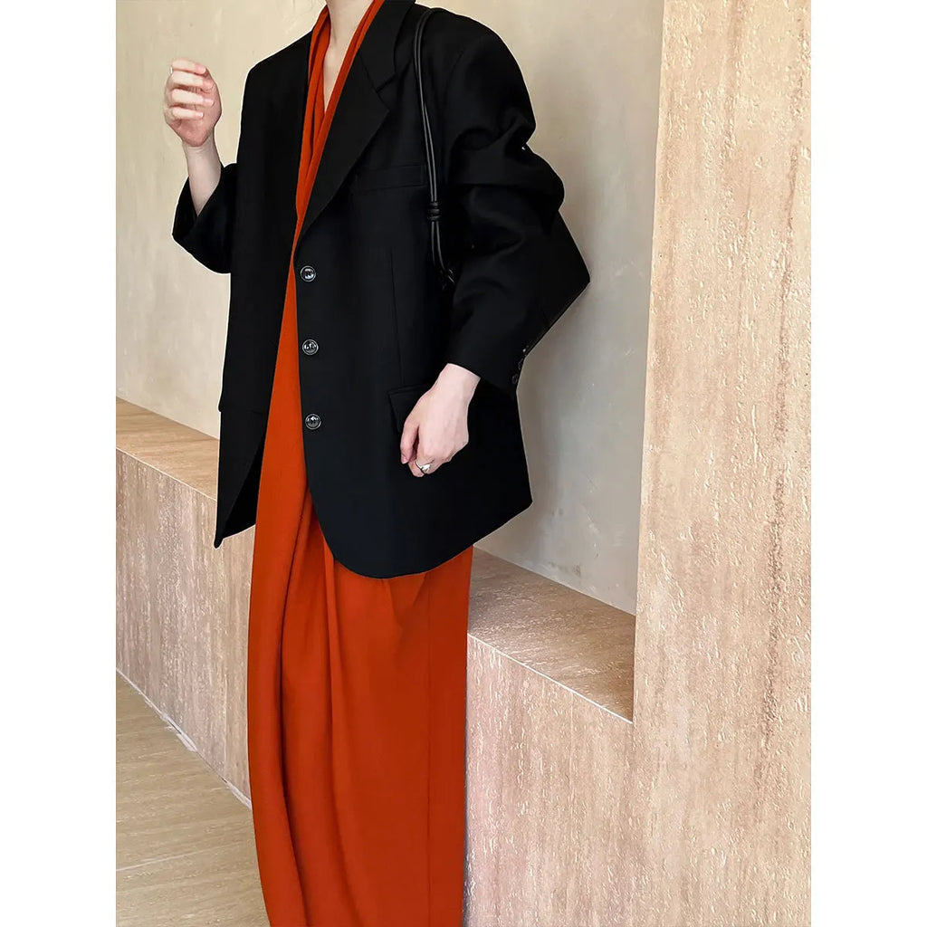 Wholesale Fall 2026 New Fashion Elegant and Comfortable Casual Retro Long Sleeve Blazer Women's Coats-3