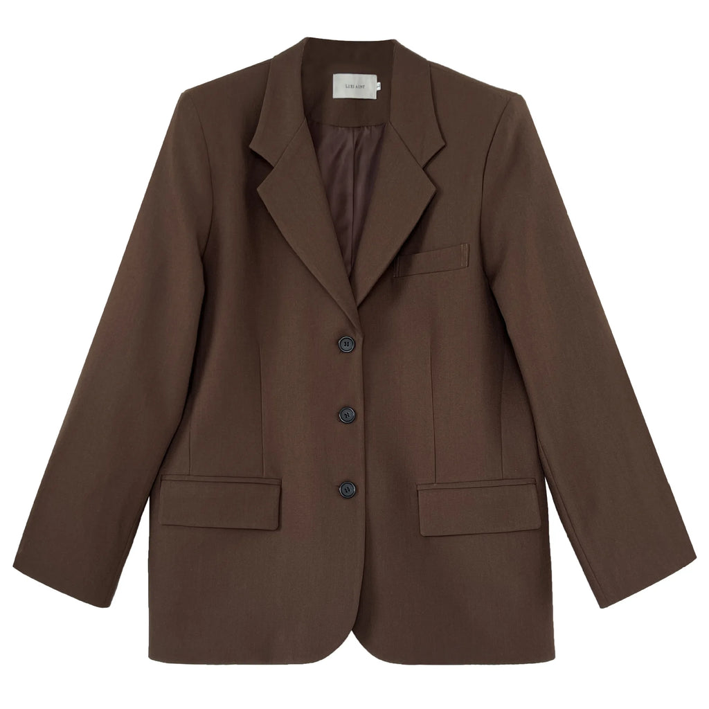 Wholesale Fall 2026 New Fashion Elegant and Comfortable Casual Retro Long Sleeve Blazer Women's Coats-4